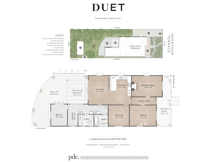 Floorplan of Homely house listing, 15 Hopetoun Terrace, Shenton Park WA 6008