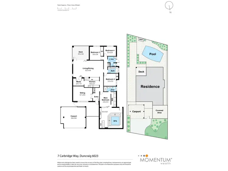 Floorplan of Homely house listing, 7 Carbridge Way, Duncraig WA 6023