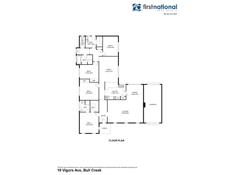 Floorplan of Homely house listing, 19 Vigors Avenue, Bull Creek WA 6149