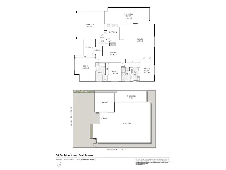 Floorplan of Homely house listing, 30 Beatrice Street, Doubleview WA 6018