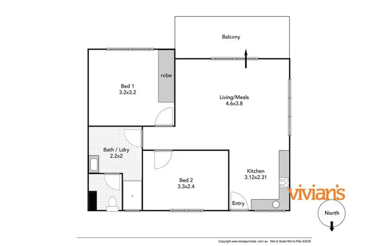 Floorplan of Homely apartment listing, 14/2 Albert Street, Mosman Park WA 6012