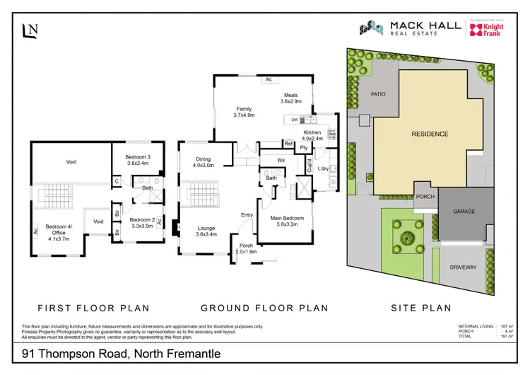 Floorplan of Homely house listing, 91 Thompson Road, North Fremantle WA 6159