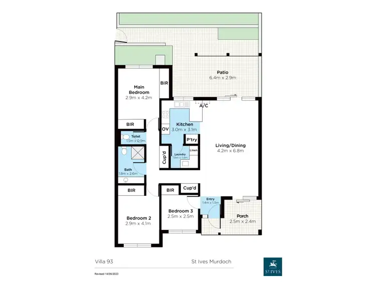 Floorplan of Homely retirement listing, 93/22 Windelya Road, Murdoch WA 6150