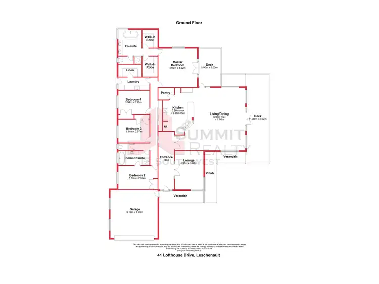 Floorplan of Homely house listing, 41 Lofthouse Drive, Leschenault WA 6233