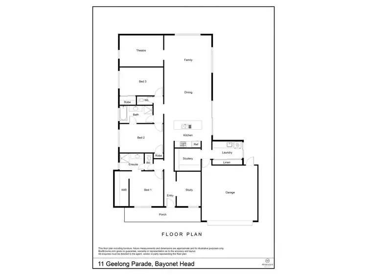 Floorplan of Homely house listing, 11 Geelong Parade, Bayonet Head WA 6330