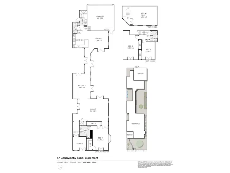 Floorplan of Homely house listing, 47 Goldsworthy Road, Claremont WA 6010