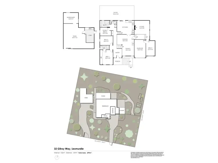 Floorplan of Homely house listing, 32 Gilroy Way, Lesmurdie WA 6076
