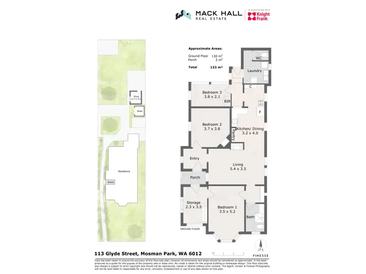 Floorplan of Homely house listing, 113 Glyde Street, Mosman Park WA 6012