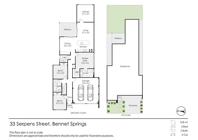Floorplan of Homely house listing, 33 Serpens Street, Bennett Springs WA 6063