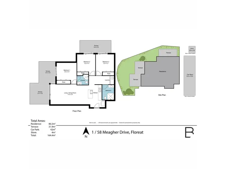 Floorplan of Homely apartment listing, 1/58 Meagher Drive, Floreat WA 6014