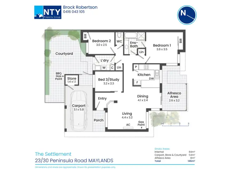 Floorplan of Homely villa listing, 23/30 Peninsula Road, Maylands WA 6051