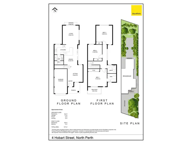 Floorplan of Homely house listing, 4 Hobart Street, North Perth WA 6006