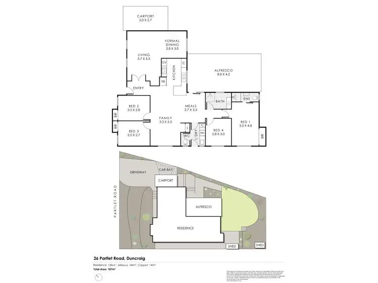 Floorplan of Homely house listing, 26 Partlet Road, Duncraig WA 6023