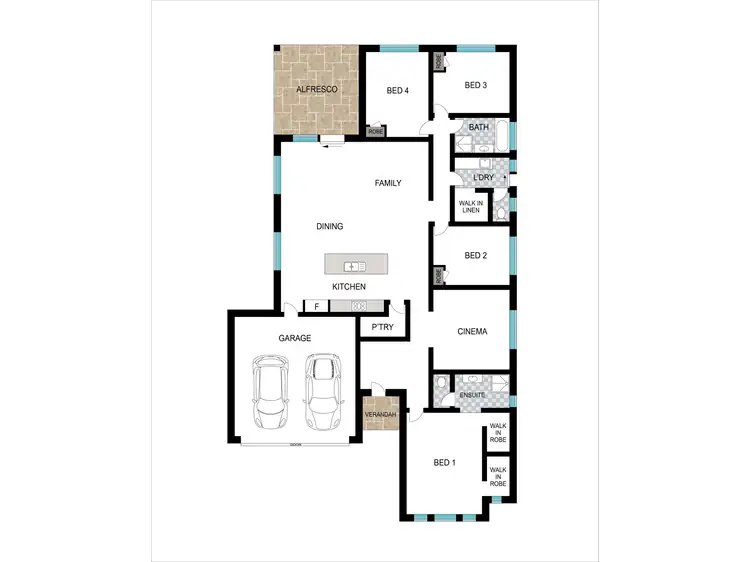Floorplan of Homely house listing, 23 Duncan Loop, Millbridge WA 6232