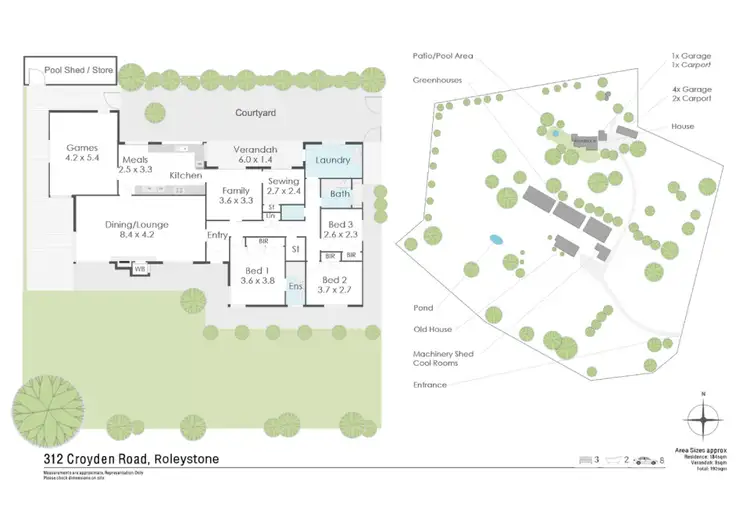Floorplan of Homely land listing, 312 Croyden Road, Roleystone WA 6111