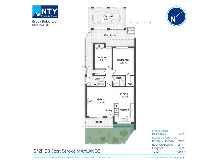 Floorplan of Homely villa listing, 2/21 East Street, Maylands WA 6051