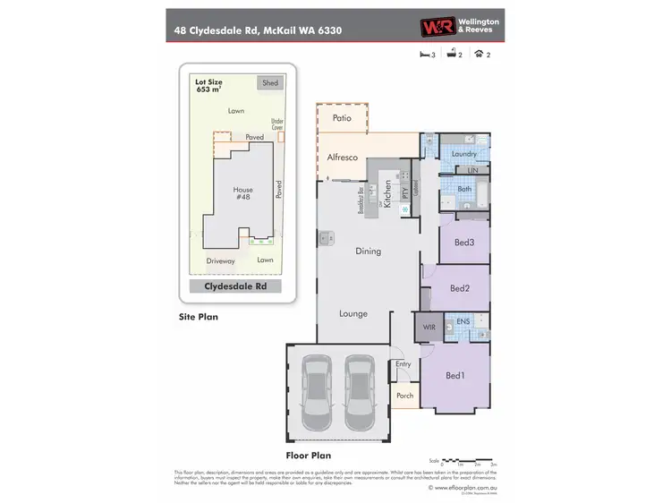 Floorplan of Homely house listing, 48 Clydesdale Road, Mckail WA 6330