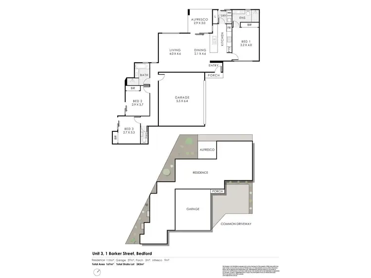Floorplan of Homely house listing, 1 Barker Street, Bedford WA 6052