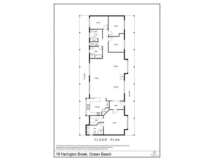 Floorplan of Homely house listing, 19 Harington Break, Ocean Beach WA 6333