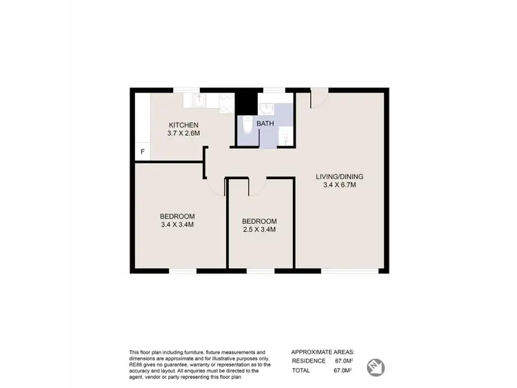 Floorplan of Homely apartment listing, 18/130 Terrace Road, Perth WA 6000