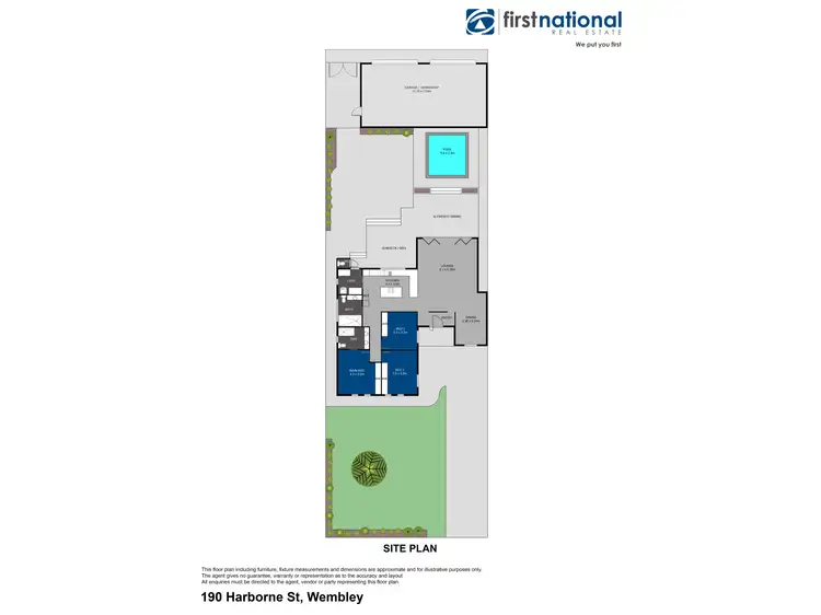 Floorplan of Homely house listing, 190 Harborne Street, Wembley WA 6014