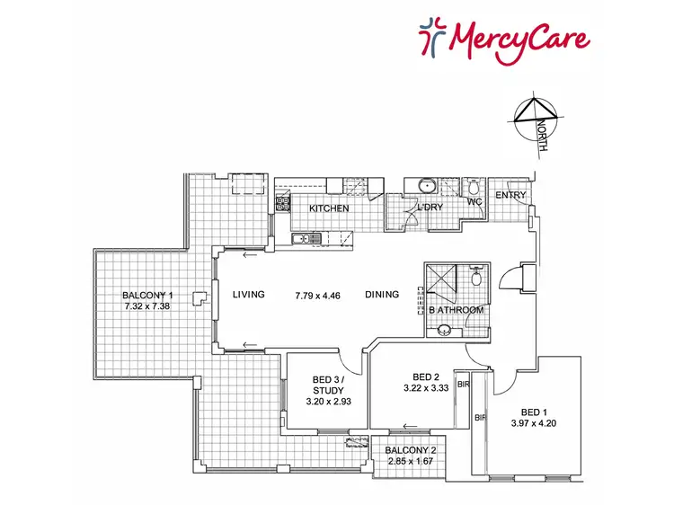 Floorplan of Homely retirement listing, 99/71 Ruislip Street, Wembley WA 6014