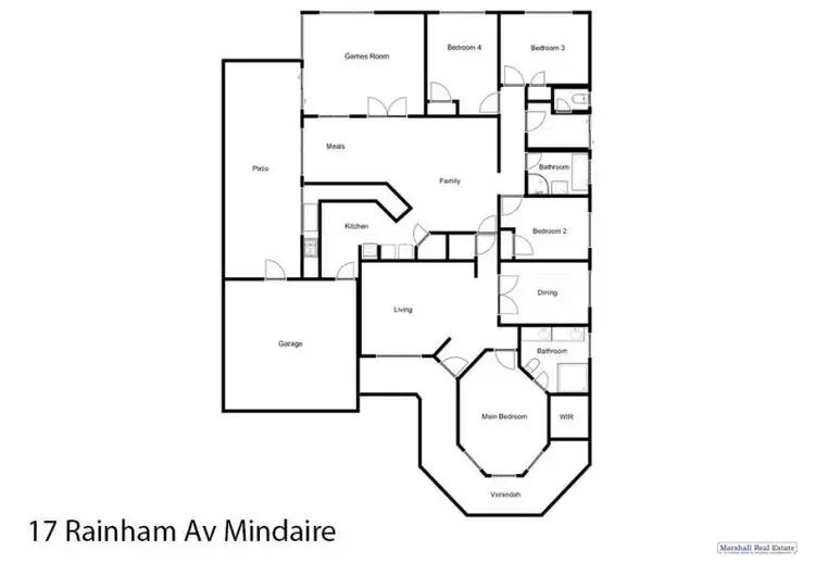 Floorplan of Homely house listing, 17 Rainham Avenue, Mindarie WA 6030