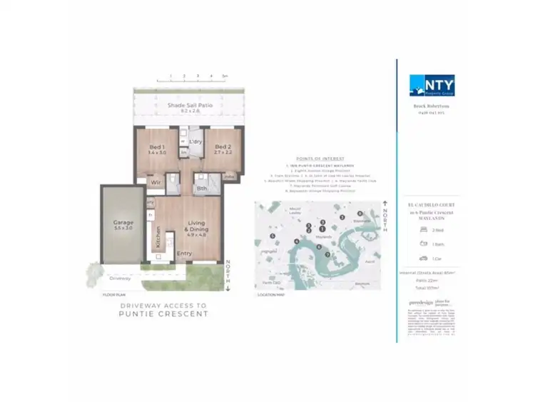 Floorplan of Homely villa listing, 19/6 Puntie Crescent, Maylands WA 6051
