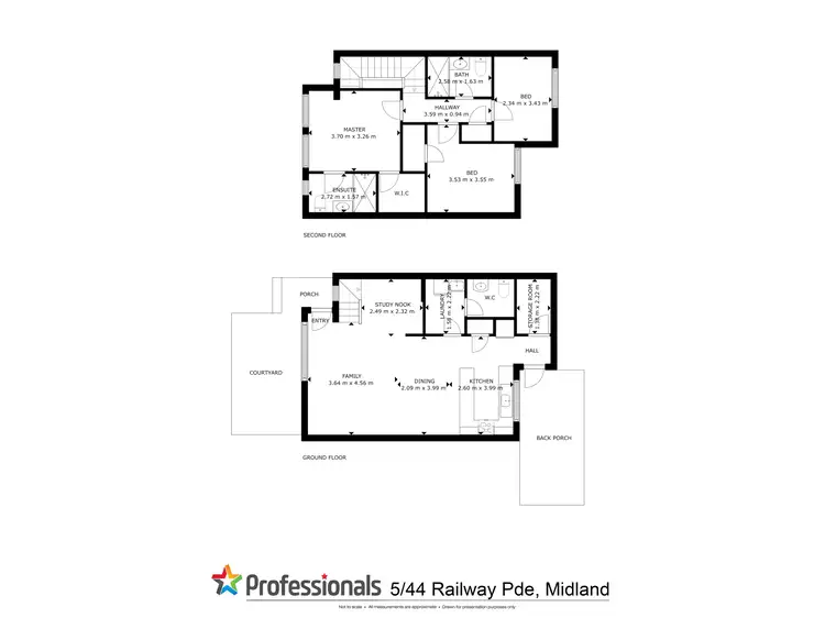Floorplan of Homely house listing, 5/44 Railway Parade, Midland WA 6056