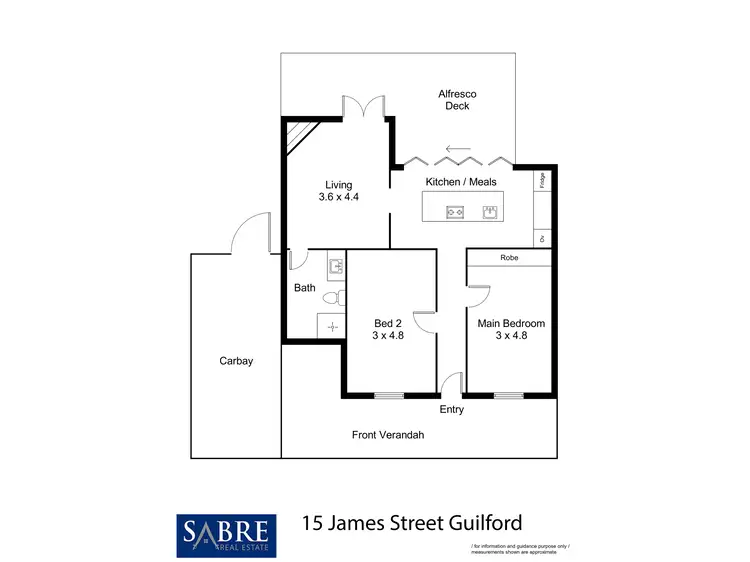 Floorplan of Homely house listing, 15 James Street, Guildford WA 6055