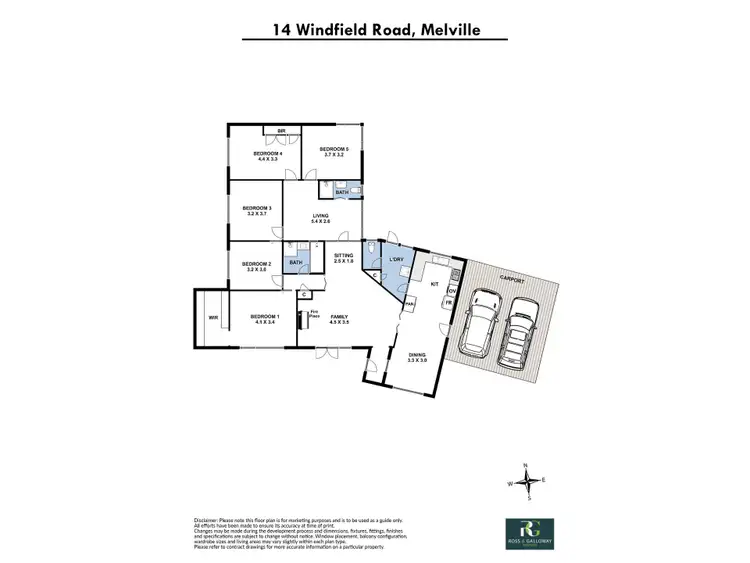 Floorplan of Homely house listing, 14 Windfield Road, Melville WA 6156