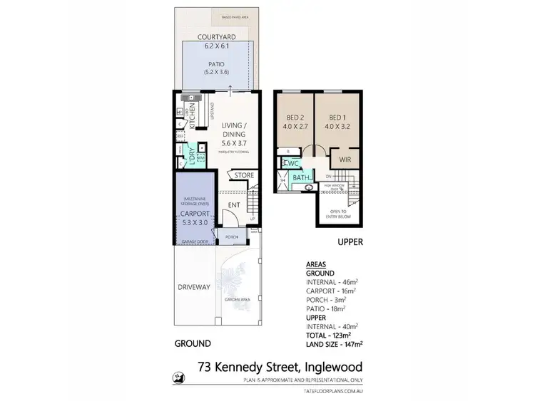 Floorplan of Homely house listing, 73 Kennedy Street, Inglewood WA 6052