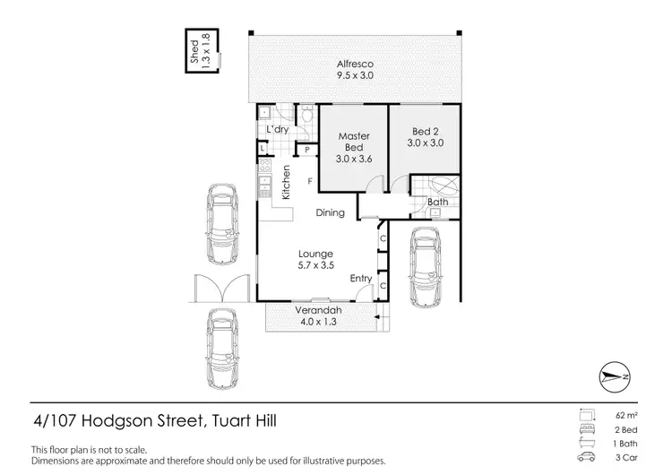 Floorplan of Homely villa listing, 4/107 Hodgson Street, Tuart Hill WA 6060
