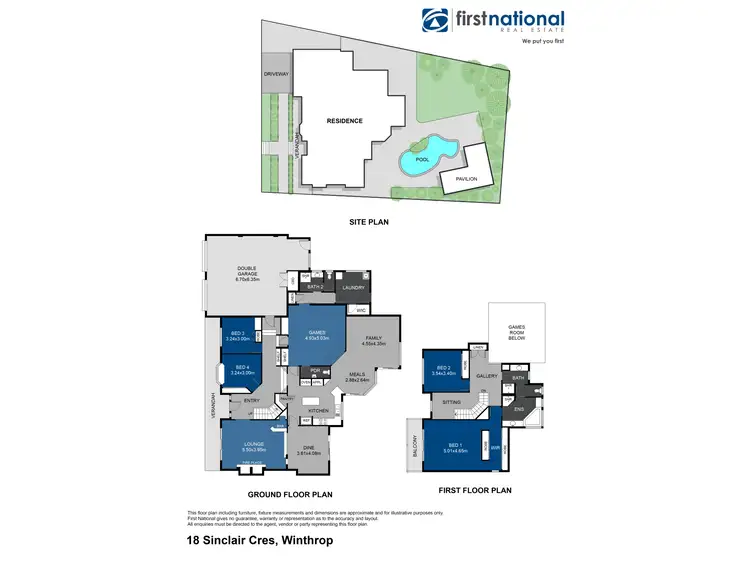 Floorplan of Homely house listing, 18 Sinclair Crescent, Winthrop WA 6150