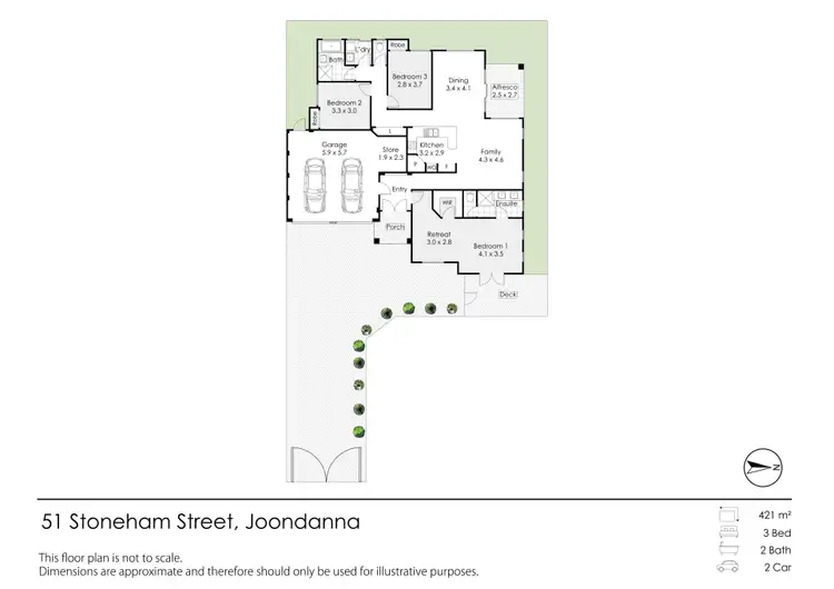 Floorplan of Homely house listing, 51 Stoneham Street, Joondanna WA 6060