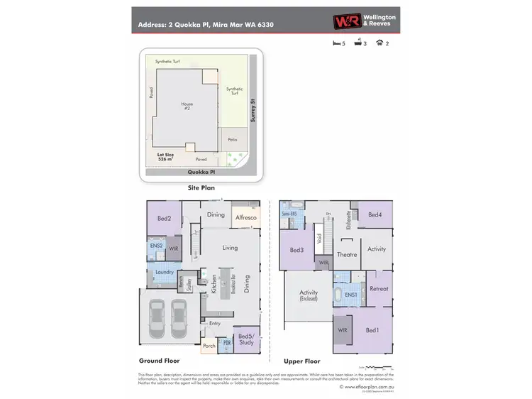 Floorplan of Homely house listing, 2 Quokka Place, Mira Mar WA 6330