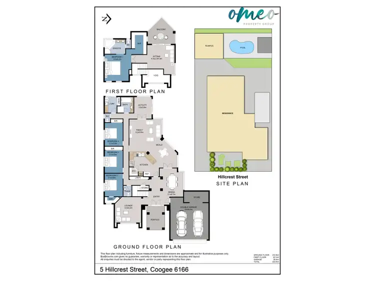 Floorplan of Homely house listing, 5 Hillcrest Street, Coogee WA 6166