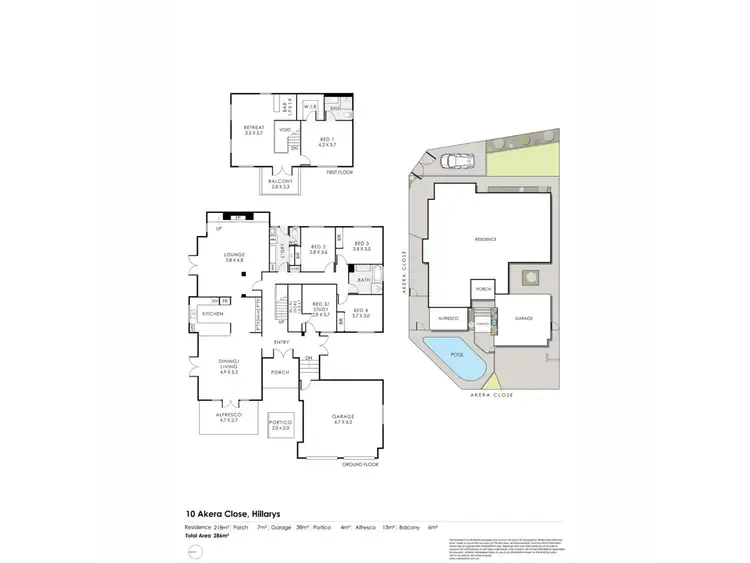 Floorplan of Homely house listing, 10 Akera Close, Hillarys WA 6025