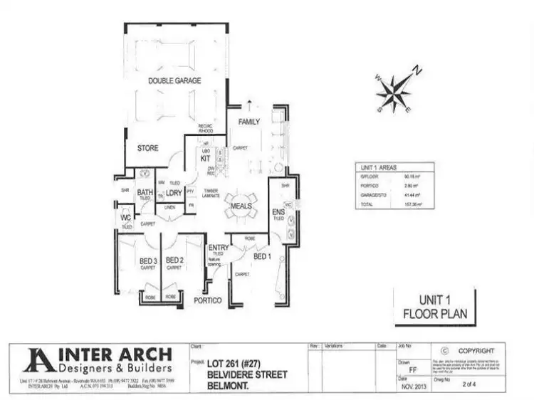 Floorplan of Homely villa listing, 1/27 Belvidere Street, Belmont WA 6104