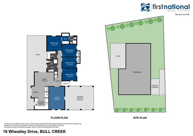 Floorplan of Homely house listing, 19 Wheatley Drive, Bull Creek WA 6149
