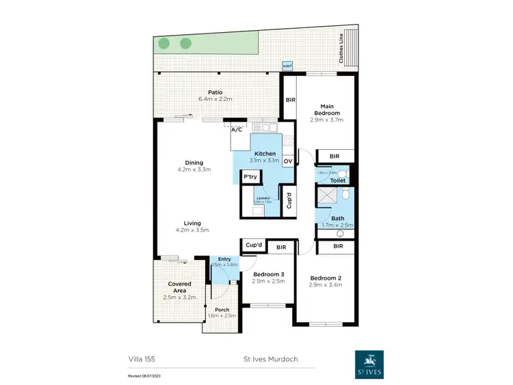 Floorplan of Homely retirement listing, 155/22 Windelya Road, Murdoch WA 6150