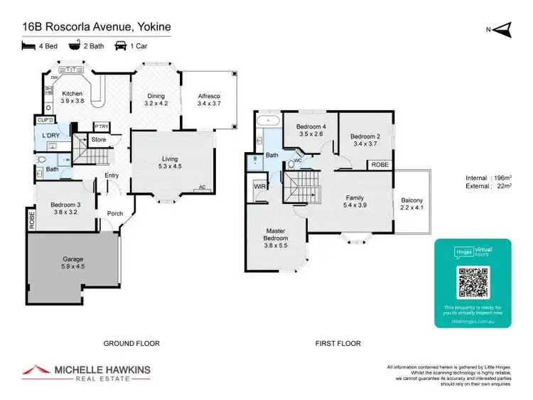 Floorplan of Homely house listing, 16b Roscorla Avenue, Yokine WA 6060