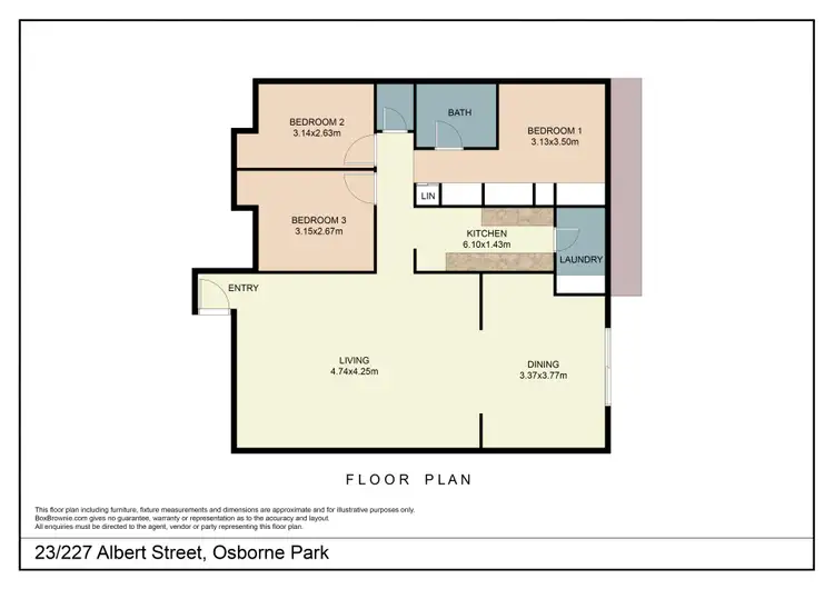Floorplan of Homely house listing, 23/227 Albert Street, Osborne Park WA 6017
