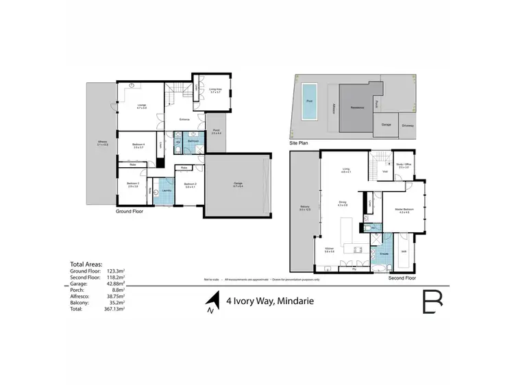 Floorplan of Homely house listing, 4 Ivory Way, Mindarie WA 6030