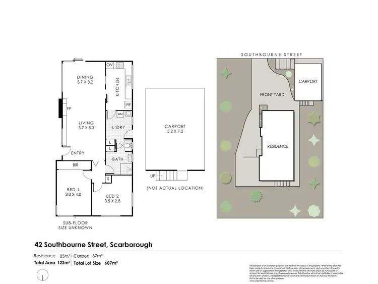 Floorplan of Homely house listing, 42 Southbourne Street, Scarborough WA 6019