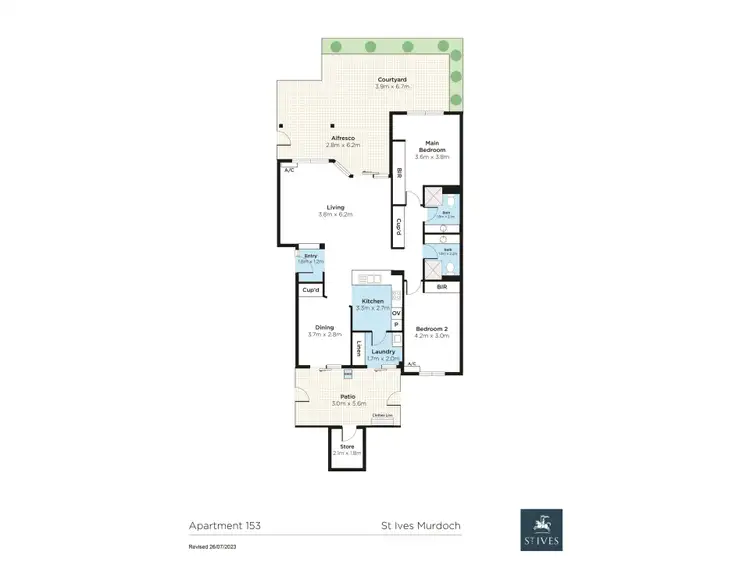 Floorplan of Homely retirement listing, 153/22 Windelya Road, Murdoch WA 6150