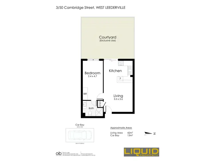 Floorplan of Homely apartment listing, 3/50 Cambridge Street, West Leederville WA 6007