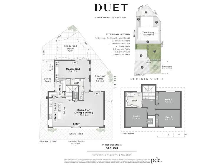 Floorplan of Homely house listing, 14 Roberta Street, Daglish WA 6008