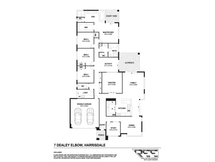 Floorplan of Homely house listing, 7 Dealey Elbow, Harrisdale WA 6112