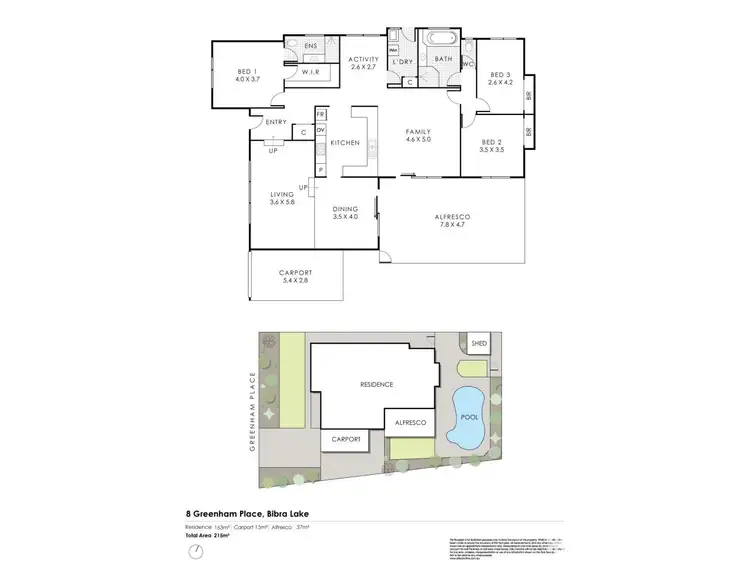 Floorplan of Homely house listing, 8 Greenham Place, Bibra Lake WA 6163